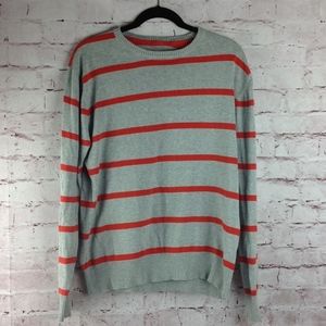 L.O.G.G By H&M Men's Size L Sweater Gray Striped